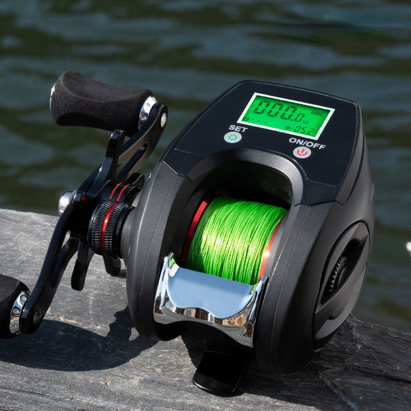 FISHHIVES LUMINOUS DIGITAL DISPLAY BAITCASTING REEL