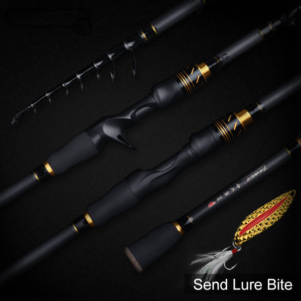 Telescopic Carbon Spinning& Baitcasting Rod