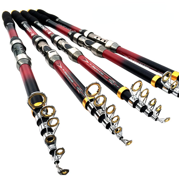 High Carbon Lure Portable Telescopic Fishing Rod