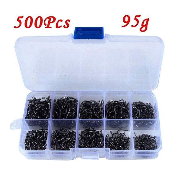 100-600pcs/Box Fishing Hooks