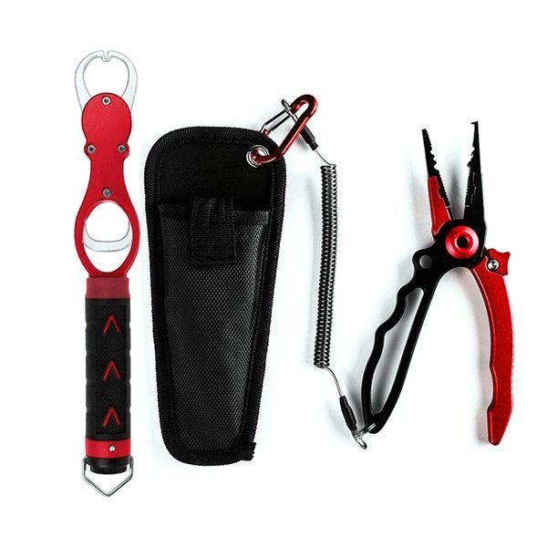 FISHINGHUB- Aluminum Alloy Fishing Pliers Multifunctional Hooks Tackle Pliers