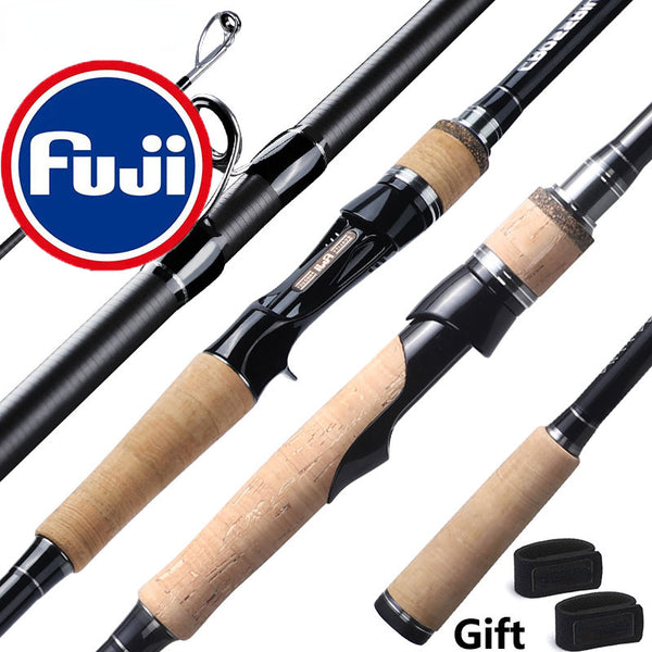 Fuji Guide Lure Rod  2/3 Section Carbon Fiber Light Spinning Rod Baitcasting Rod